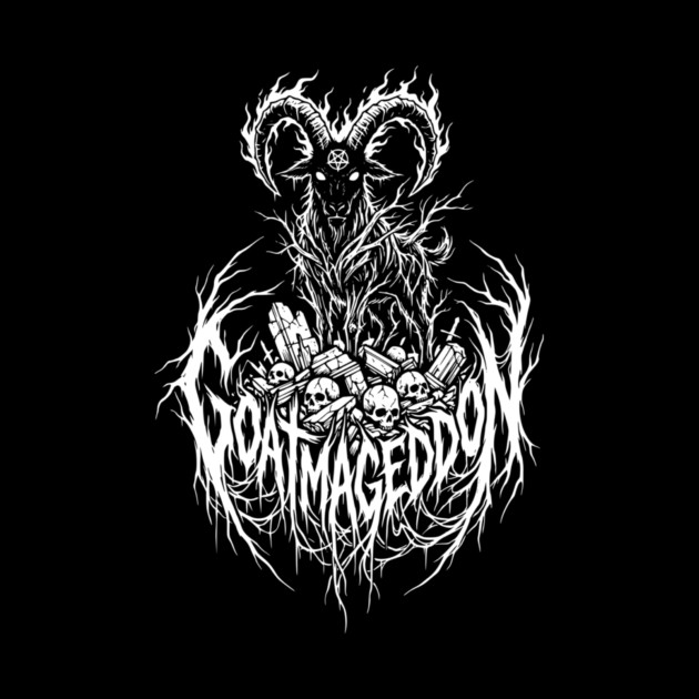 Goatmageddon – Demonic Goat Metal Logo by Designed By Marty