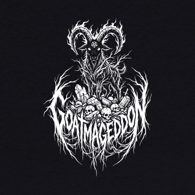 Goatmageddon – Demonic Goat Metal Logo by Designed By Marty