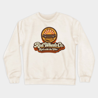 Rad Wheels Co. Est. 1978 – Retro Skate Logo Crewneck Sweatshirt