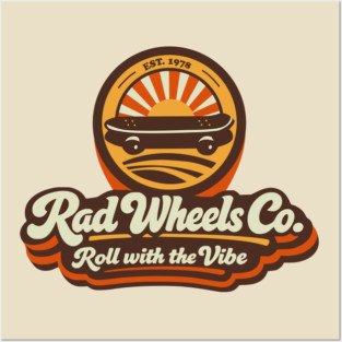 Rad Wheels Co. Est. 1978 – Retro Skate Logo Posters and Art