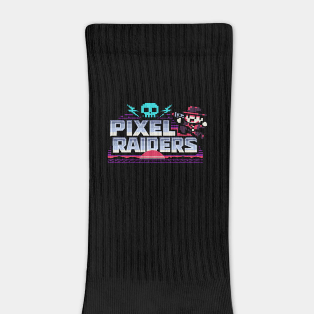 Pixel Raiders – Retro Arcade Outlaws by Designed By Marty