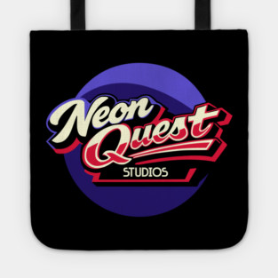 Neon Quest Studios – Retro Game Badge Tote
