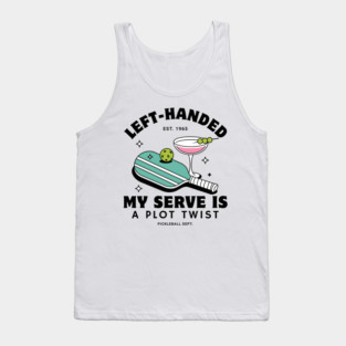 Left-handed serve Tank Top