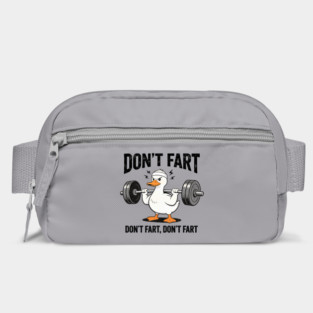 Don't Fart Duck - Funny Lifting Weights Gym Fitness Humor Bag