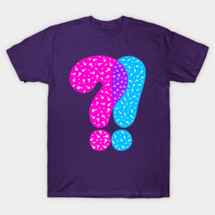 Question, Exclamation, Interrobang - Symbol Art T-Shirt