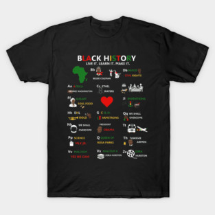 Vintage-heroes-of-black-history T-Shirt