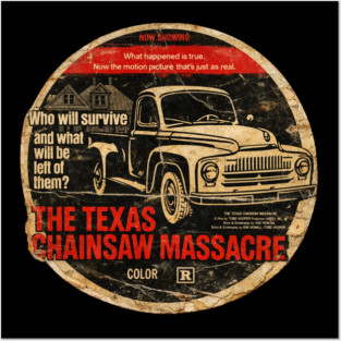 Vintage Texas Horror Chainsaw Fan Art Massacre Posters and Art