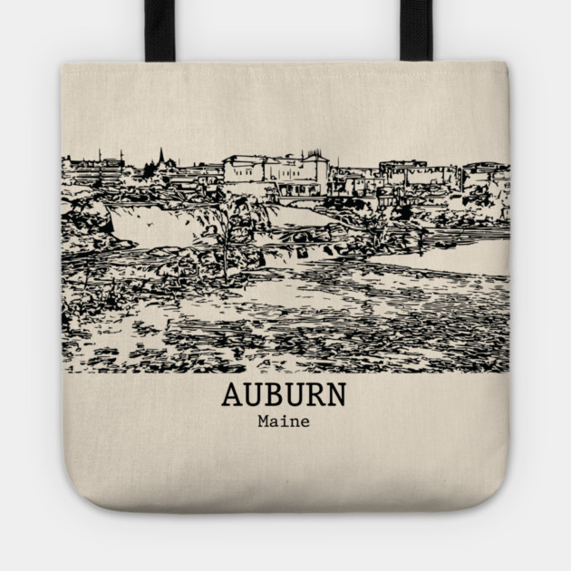 Auburn - Maine Tote by Lakeric