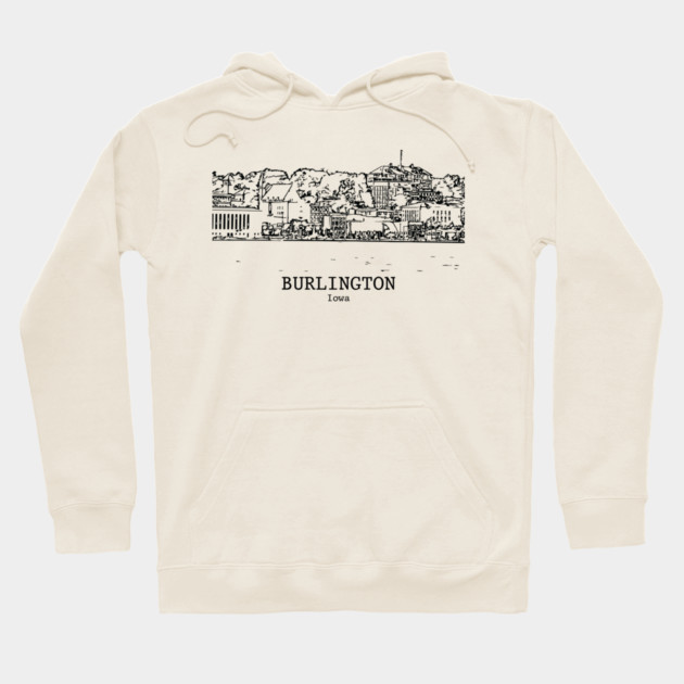Burlington - Iowa Hoodie by Lakeric