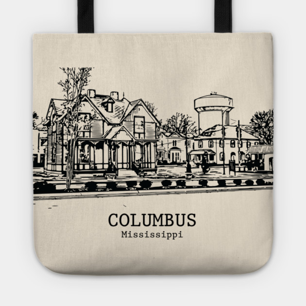 Columbus – Mississippi Tote by Lakeric
