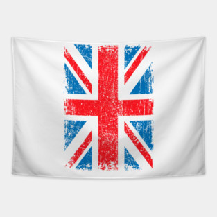 Union Jack Vintage  - United Kingdom Flag Tapestry