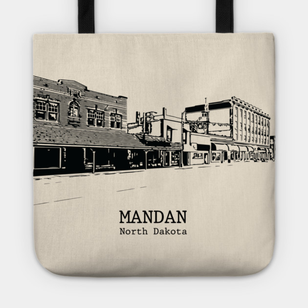 Mandan – North Dakota Tote by Lakeric