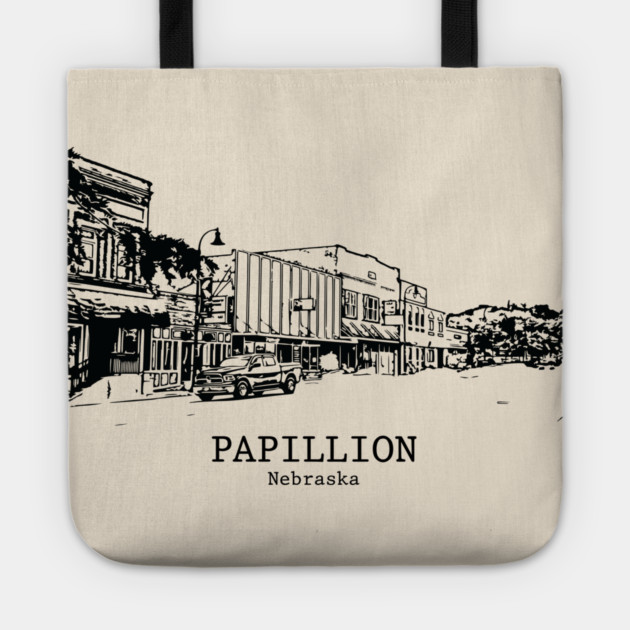 Papillion – Nebraska Tote by Lakeric