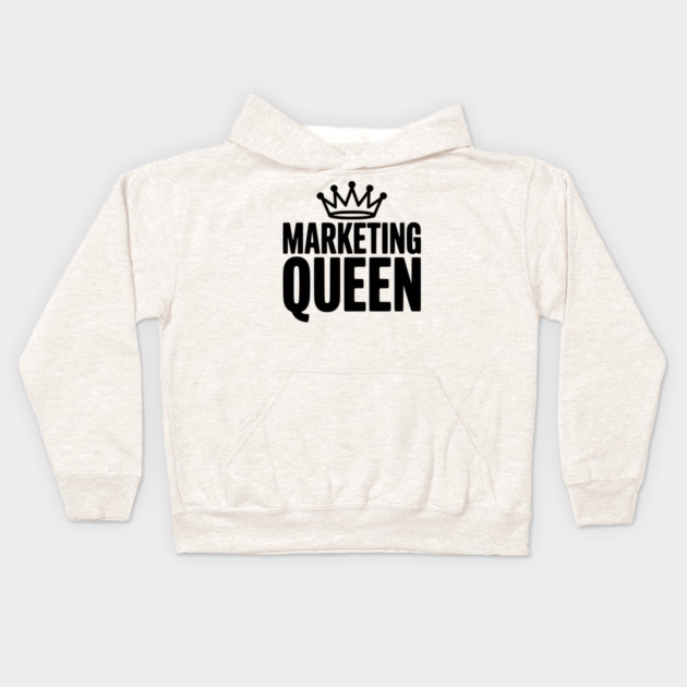 Marketing Queen Kids Hoodie by Frank Ring