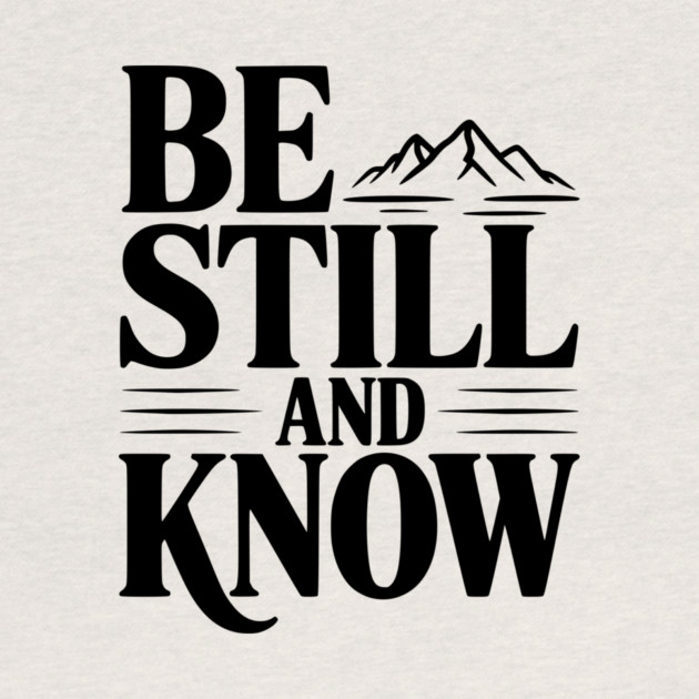 Be Still and Know by Frank Ring