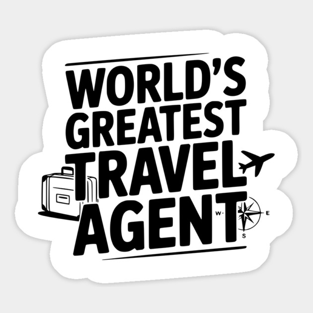 World's Greatest Travel Agent Magnet by Frank Ring