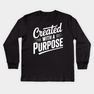 Created with a Purpose Kids Long Sleeve T-Shirt