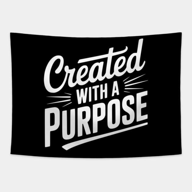 Created with a Purpose Tapestry by Frank Ring
