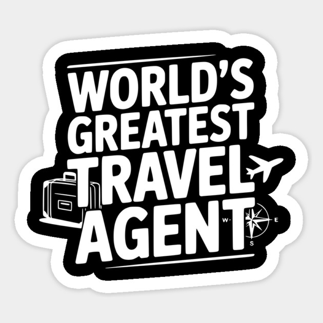 World's Greatest Travel Agent Sticker by Frank Ring