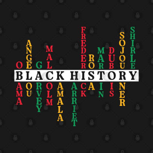 Black History Crossword Leaders - Pan-African Tribute by UrbanLifeApparel
