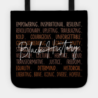 Black History Legacy Word Cloud - Black history Tote