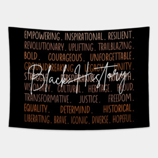 Black History Legacy Word Cloud - Black history Tapestry