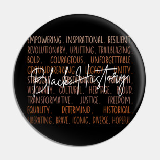 Black History Legacy Word Cloud - Black history Pin