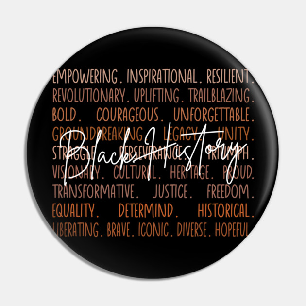 Black History Legacy Word Cloud - Black history Pin by UrbanLifeApparel