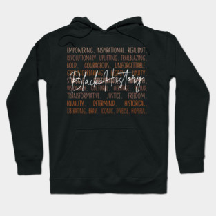 Black History Legacy Word Cloud - Black history Hoodie