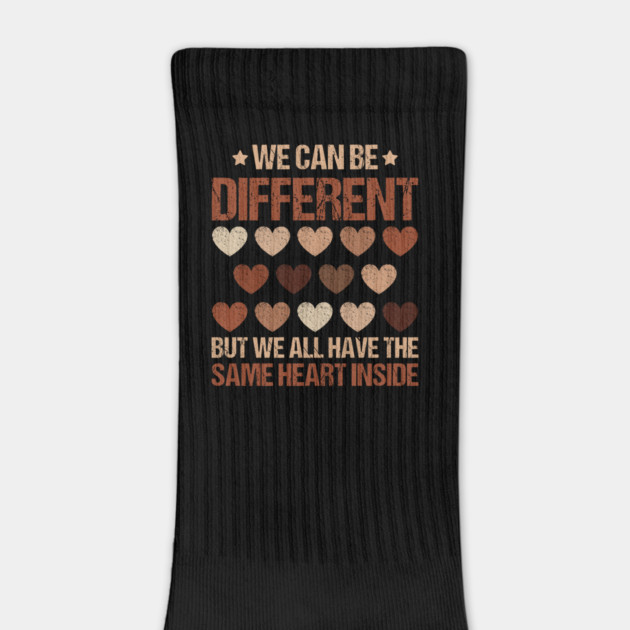 We Can Be Different - Diverse Hearts Unity by UrbanLifeApparel