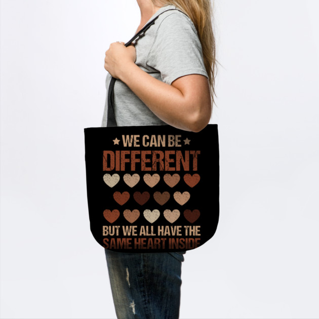 We Can Be Different - Diverse Hearts Unity by UrbanLifeApparel