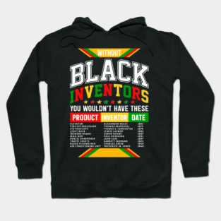 Without Black Inventors - Educational History Tribute Hoodie