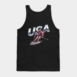 USA Alpine Skiing Biathlon 2026 Tank Top