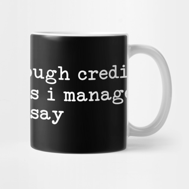 Things I don't Say - Sarcastic Introvert Credit - Witty Relatable Quote by UrbanLifeApparel