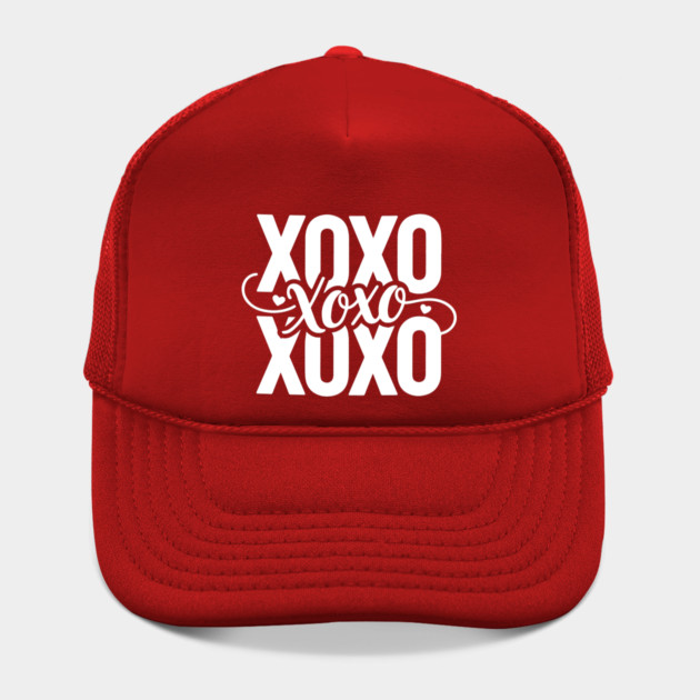 XOXO Love Hearts - Modern Valentine Script by UrbanLifeApparel