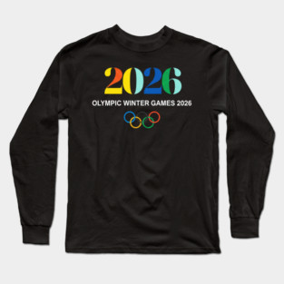 Olympic 2026 | Milan Cortina Winter Sports Long Sleeve T-Shirt