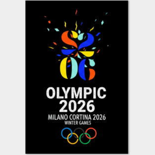 Olympic 2026 | Milan Cortina Winter Sports Posters and Art