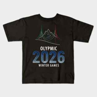 Olympic 2026 | Milan Cortina Winter Sports Kids T-Shirt