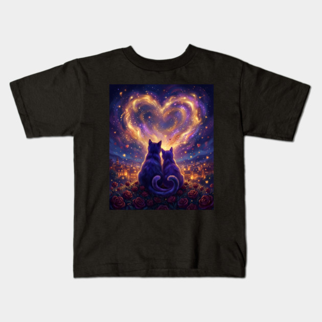 valentine-day Kids T-Shirt by Creatifly Graphic Tees