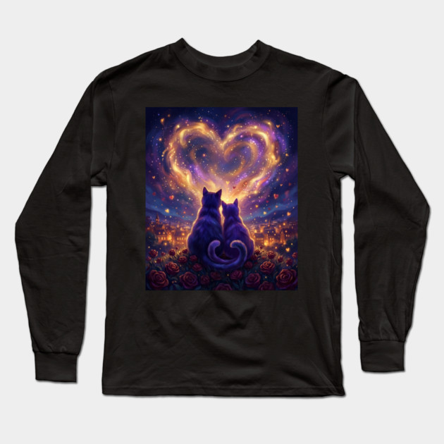 valentine-day Long Sleeve T-Shirt by Creatifly Graphic Tees