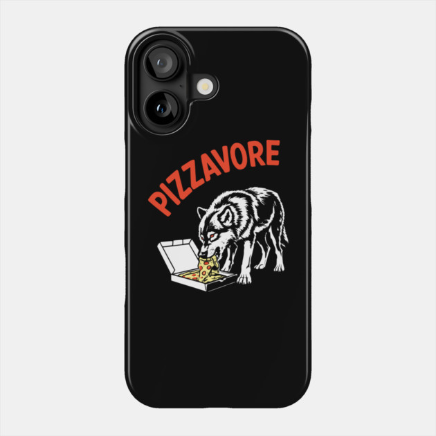 Pizzavore Junk Food Pizza Lover Phone Case by Anticorporati