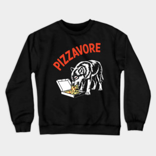Pizzavore Junk Food Pizza Lover Crewneck Sweatshirt