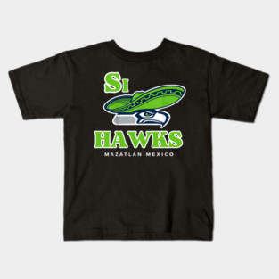 Funny-Si-Hawks-Seattle-Parody-Mexico Vacation Kids T-Shirt