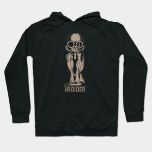 H R Giger Birth machine baby Hoodie