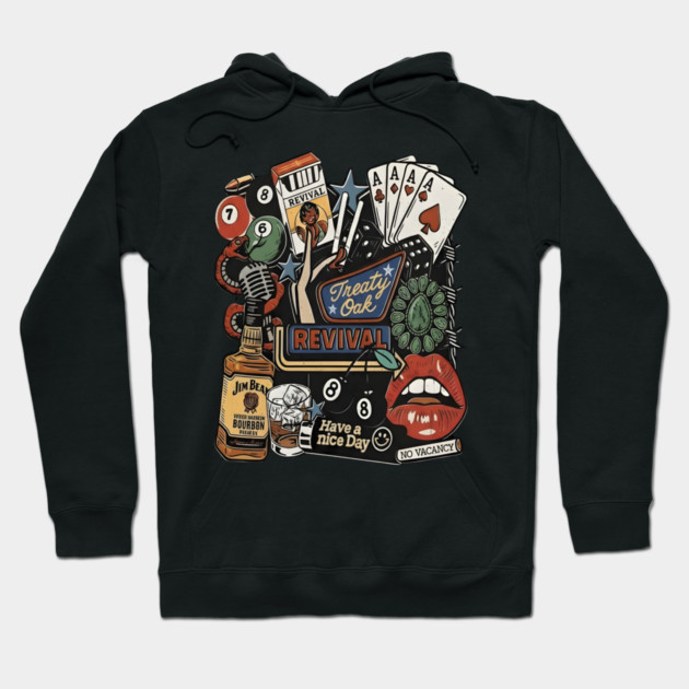 Treaty Oak Revival Hoodie by dtr_art
