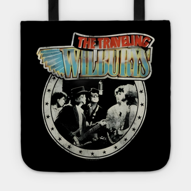 Traveling-Wilburys Tote by dtr_art