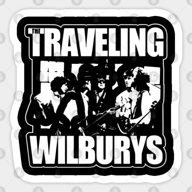 Traveling-Wilburys Sticker by dtr_art