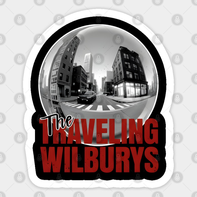 Traveling-Wilburys Sticker by dtr_art