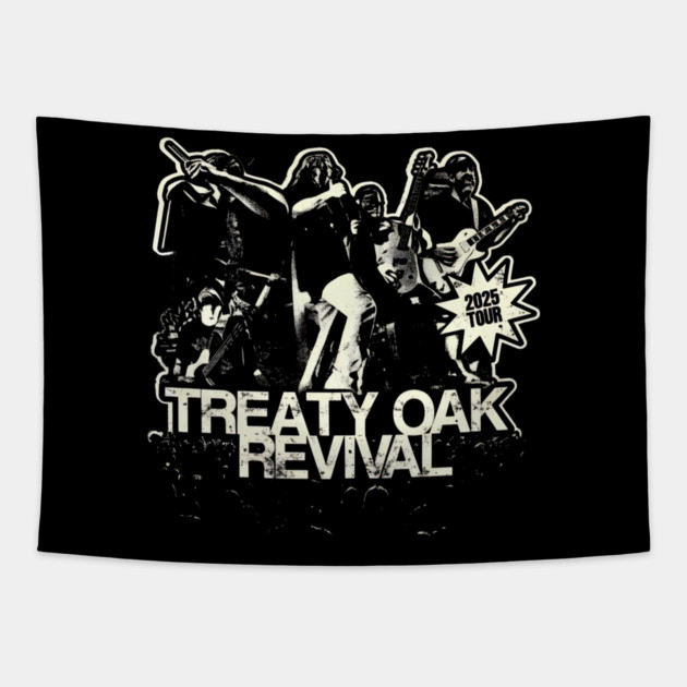Treaty Oak Revival Tapestry by dtr_art
