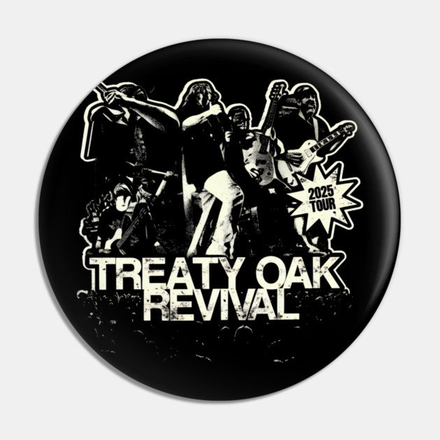 Treaty Oak Revival Pin by dtr_art